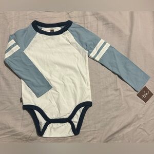 Tea Collection Navy and Light Blue Kids Bodysuit